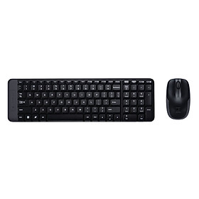 Bộ Bàn Phím Và Chuột Không Dây Logitech MK215 - Hàng Chính Hãng